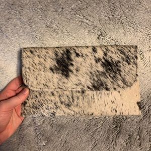 Jackson and Hyde cowhide clutch